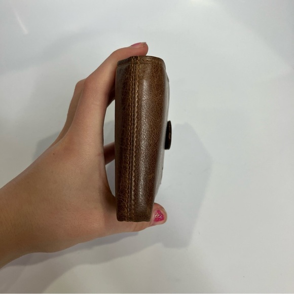 D’fabor leather wallet zipper pocket regular size brown - Picture 3 of 9